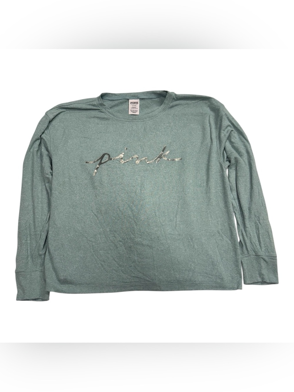 PINK Victoria’s Secret size medium sleepwear t-shirt in sea-foam green color way